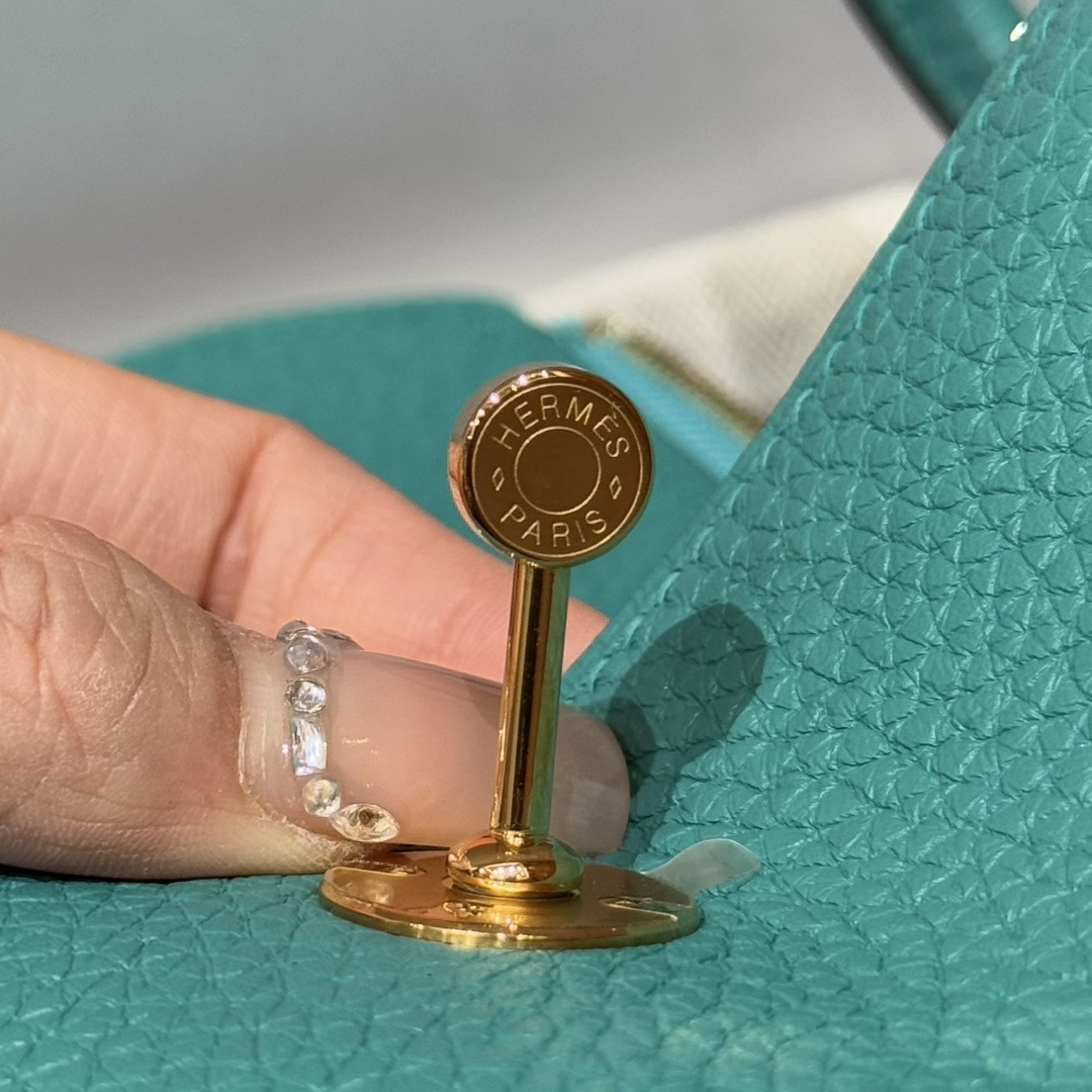 Hermès Lindy U1Vert verone handbag (handmade to order)