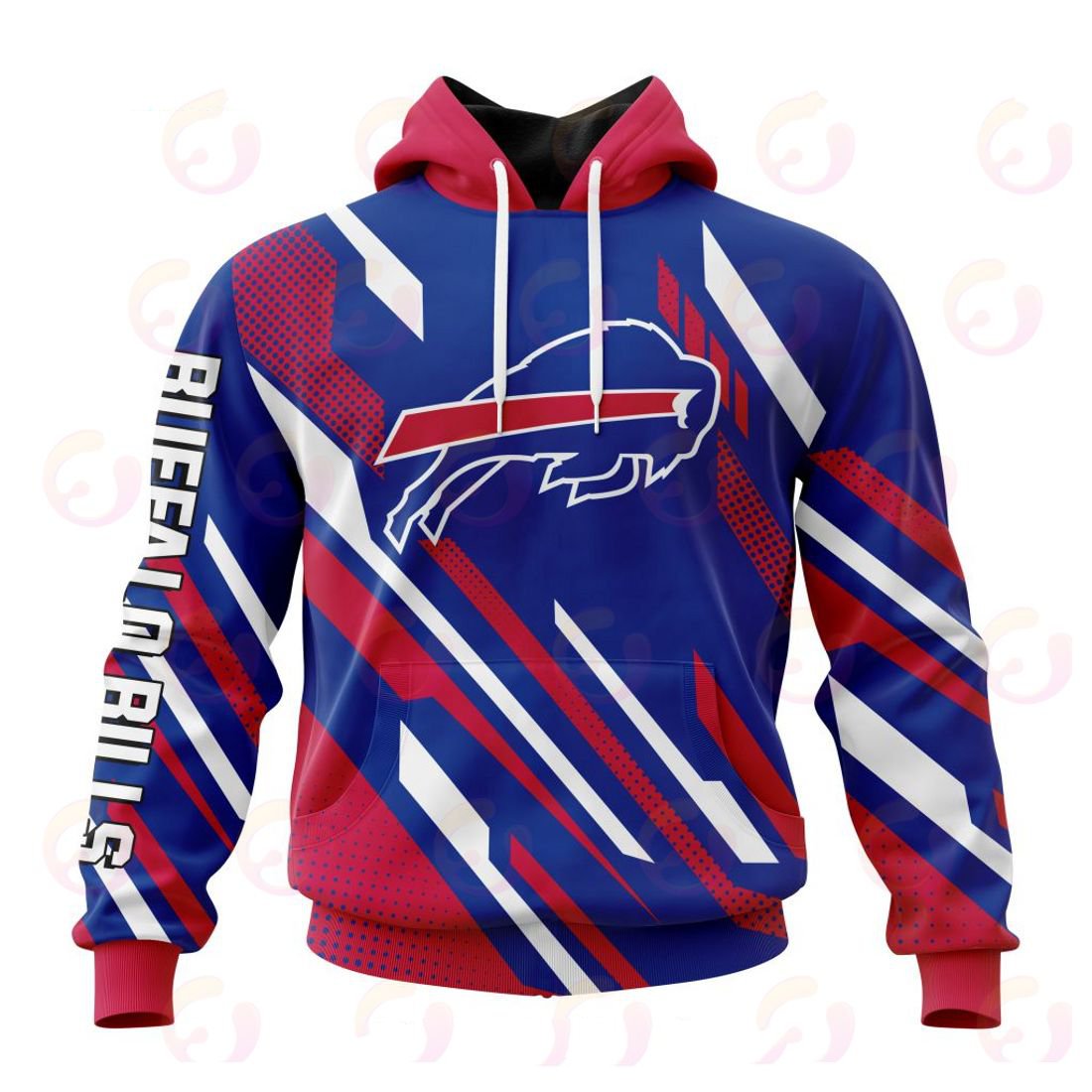 BUFFALO BILLS 3D HOODIE SPECIAL MOTOCROSS CONCEPT