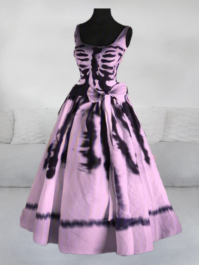 🔥Buy 3 Get 10% Off🔥Retro Tie-Dye Big Swing Dress(Skirt without skirt support)