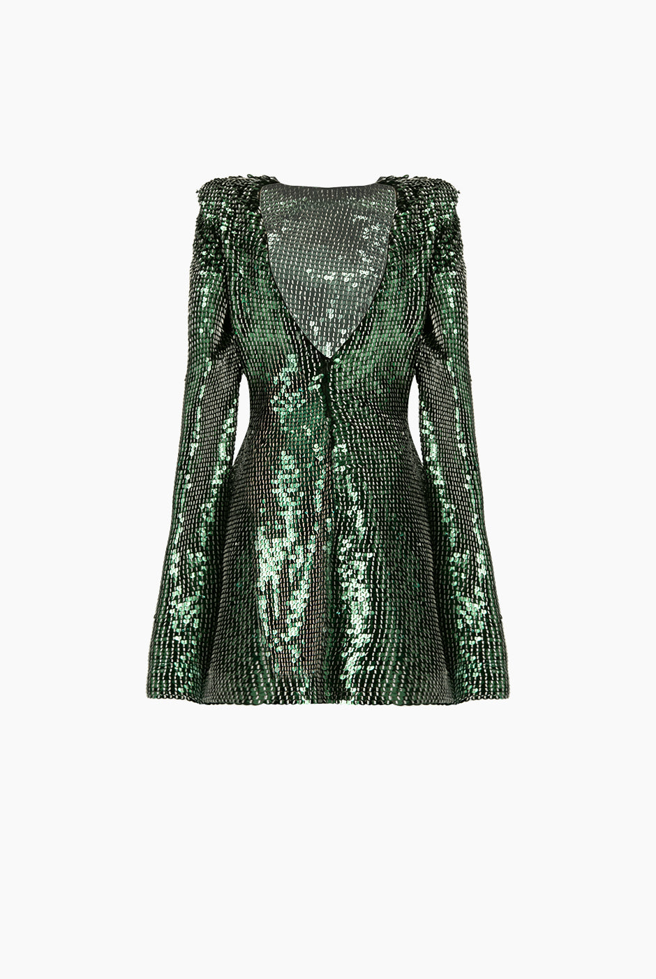Vestido de manga larga maxi