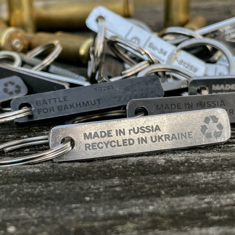 A Symbol of History - SU-34 Fighter Jet Relic Keychain