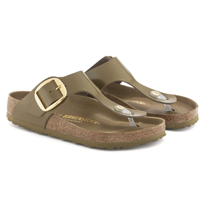 Gizeh Big Buckle Natural Leather Patent B-93226