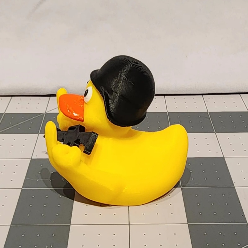 Flip Off Middle Finger Duck - Tactical Version