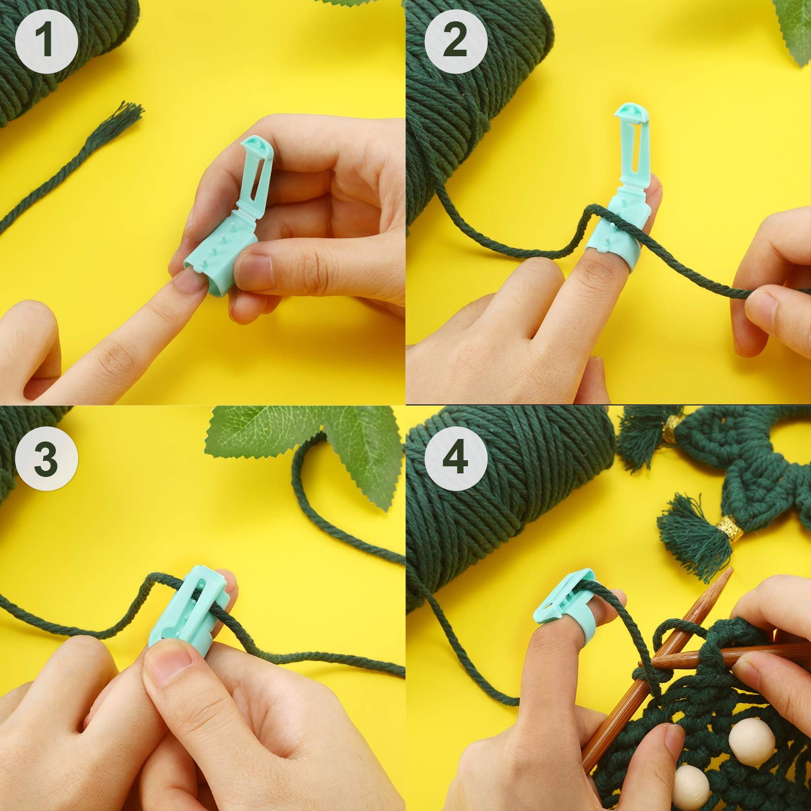 🔥Yarn Guide Ring Crochet Knitting Tool