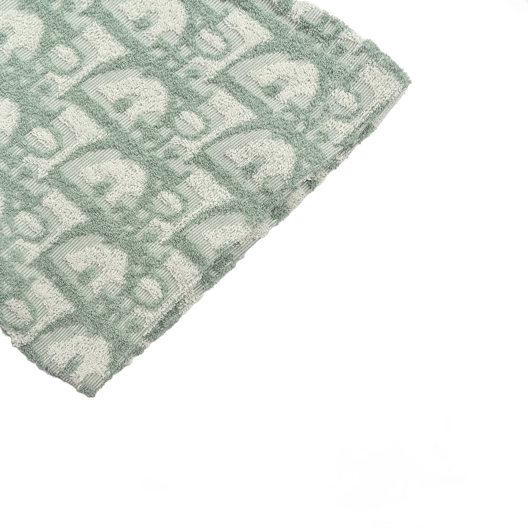 Dior 24ss full print monogram jacquard towel short sleeve