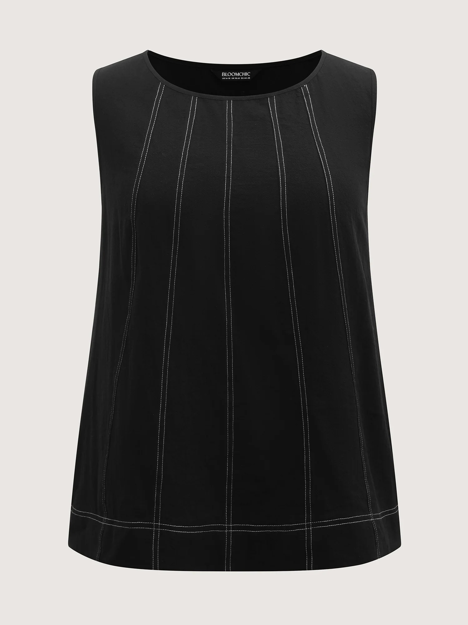 Cotton Color Contrast Seamed Co-ord Set