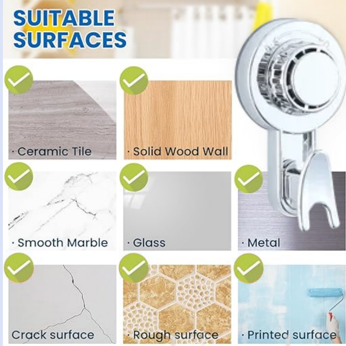🎄New Year Sale- 30% OFF🎁Rotating Suction Cup Hooks