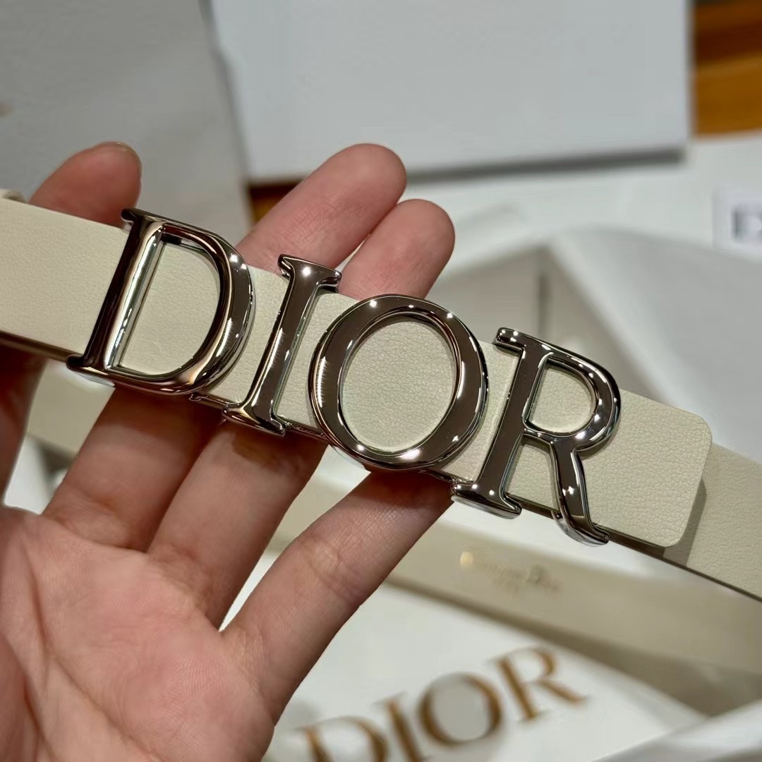 Dior Cowhide Women's Belt 2.0CM Width