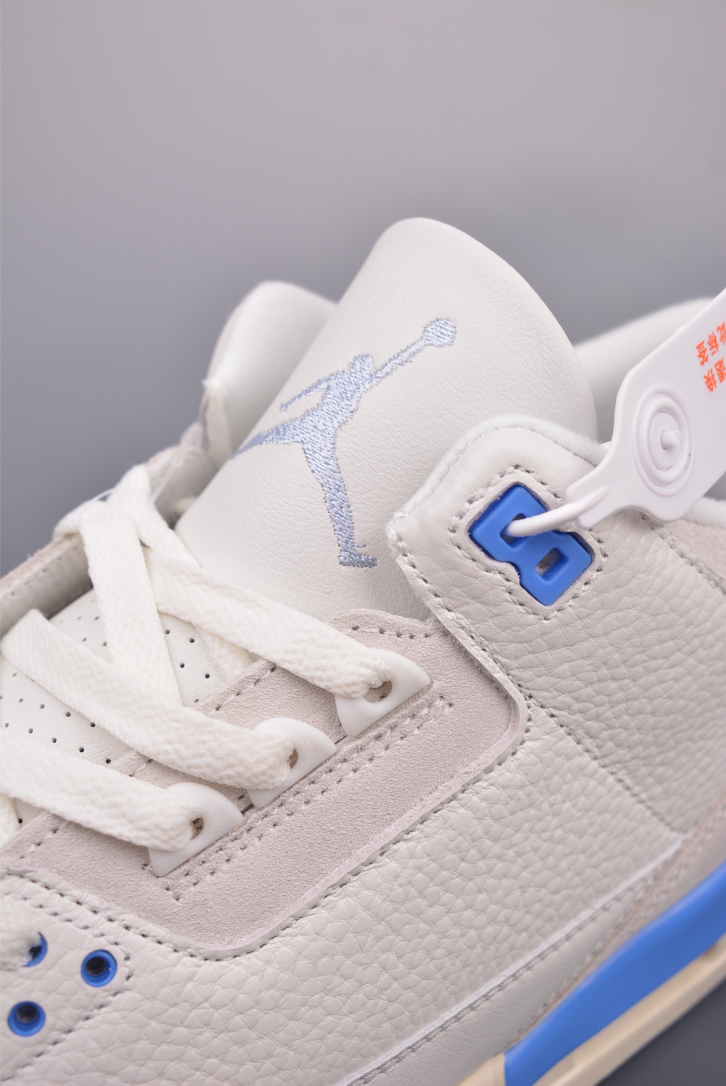 Nike Air Jordan 3 Retro Lucky Shorts Off-White Blue CT8532-101