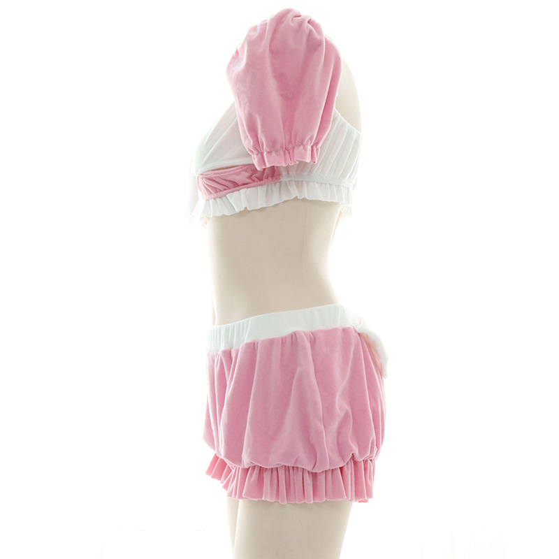 Sweet Bow Knot Maid Lingerie Set