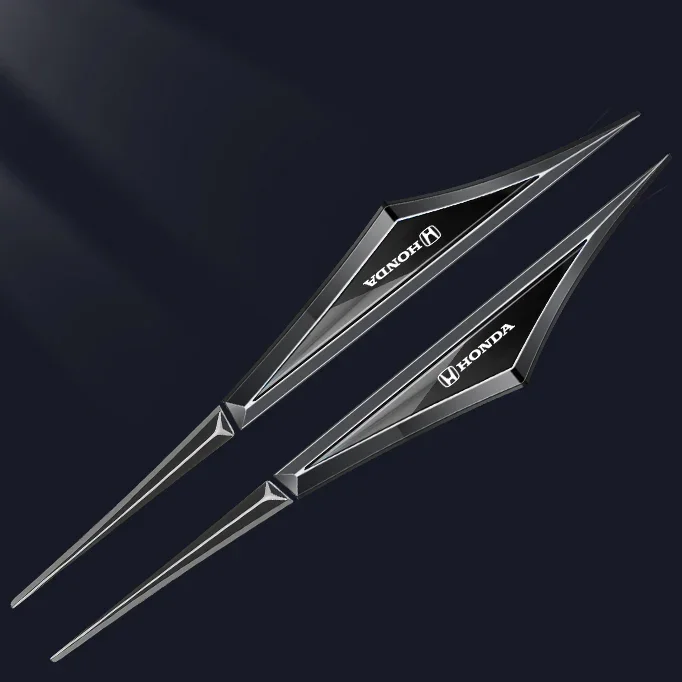 Universal 3D Blade Fender Side Marker Body Fender Decoration (2PCS)