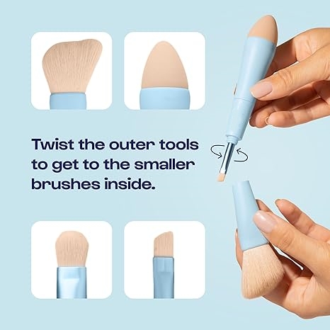 4 in 1 Makeup Brush