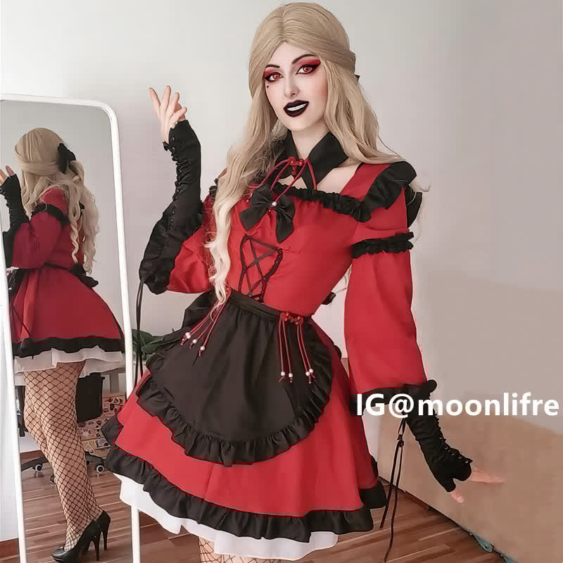 Cosplay Maid Gothic Devil Lolita Dress