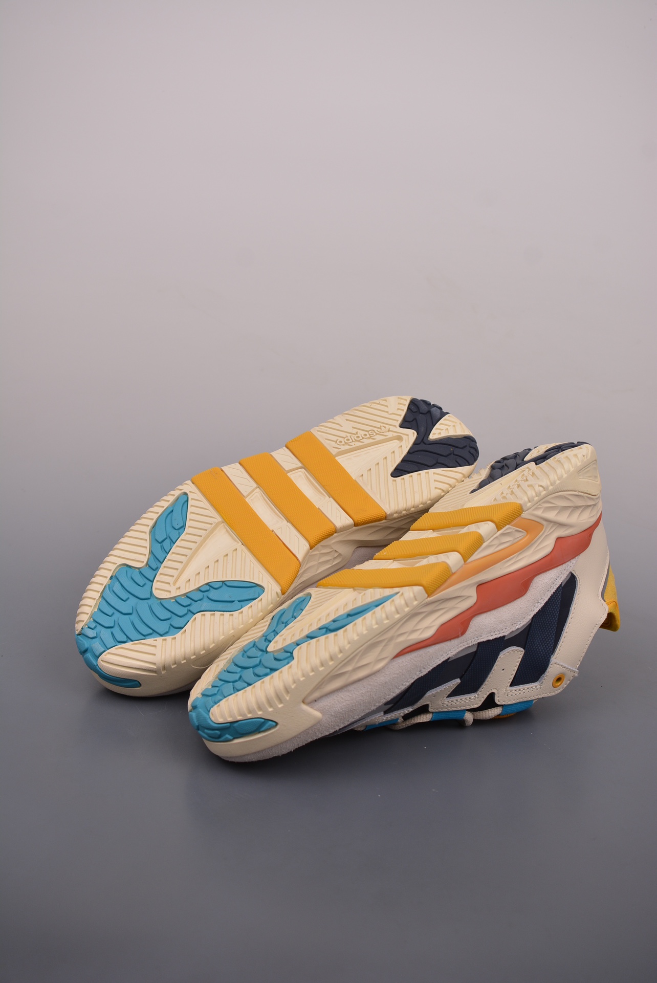 Adidas Originals Niteball Cream White Navy Yellow FV4842