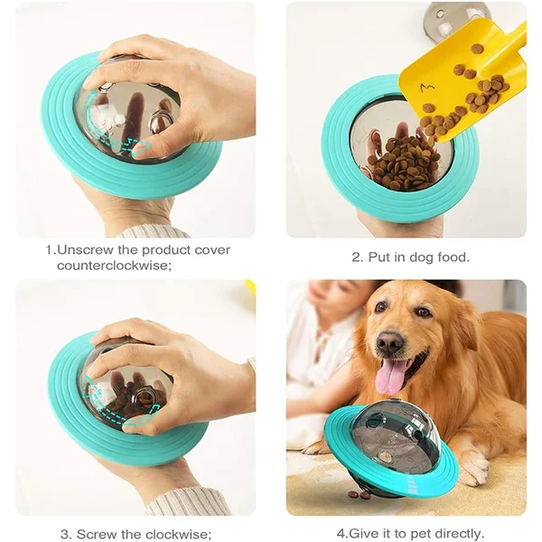 Flying Saucer Slow Feeder Toy-Save 50%