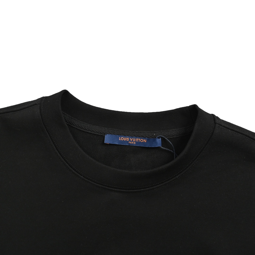 Louis Vuitton 24Fw monogram graffiti print crew neck sweatshirt