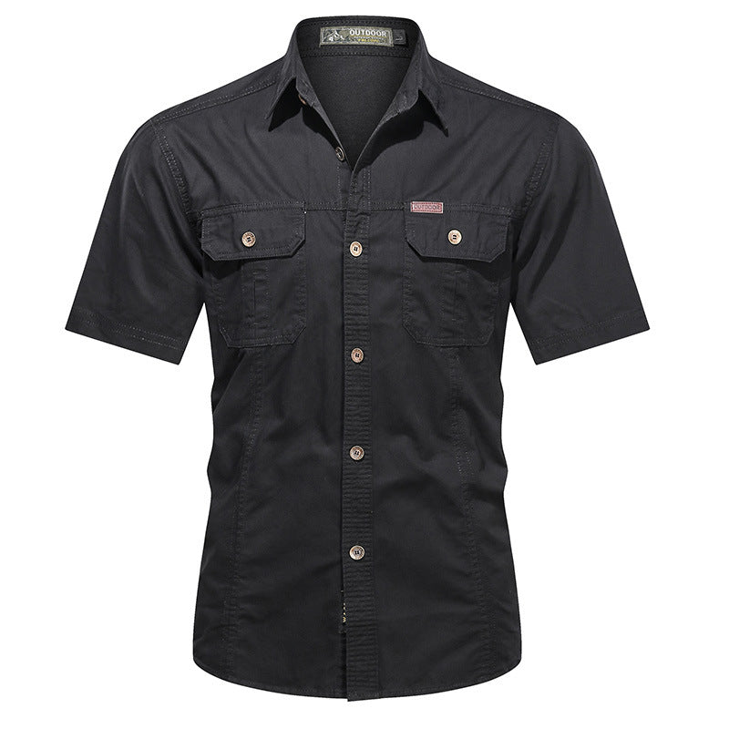 Men's Outdoor Tactical Workwear Short Sleeve Shirt