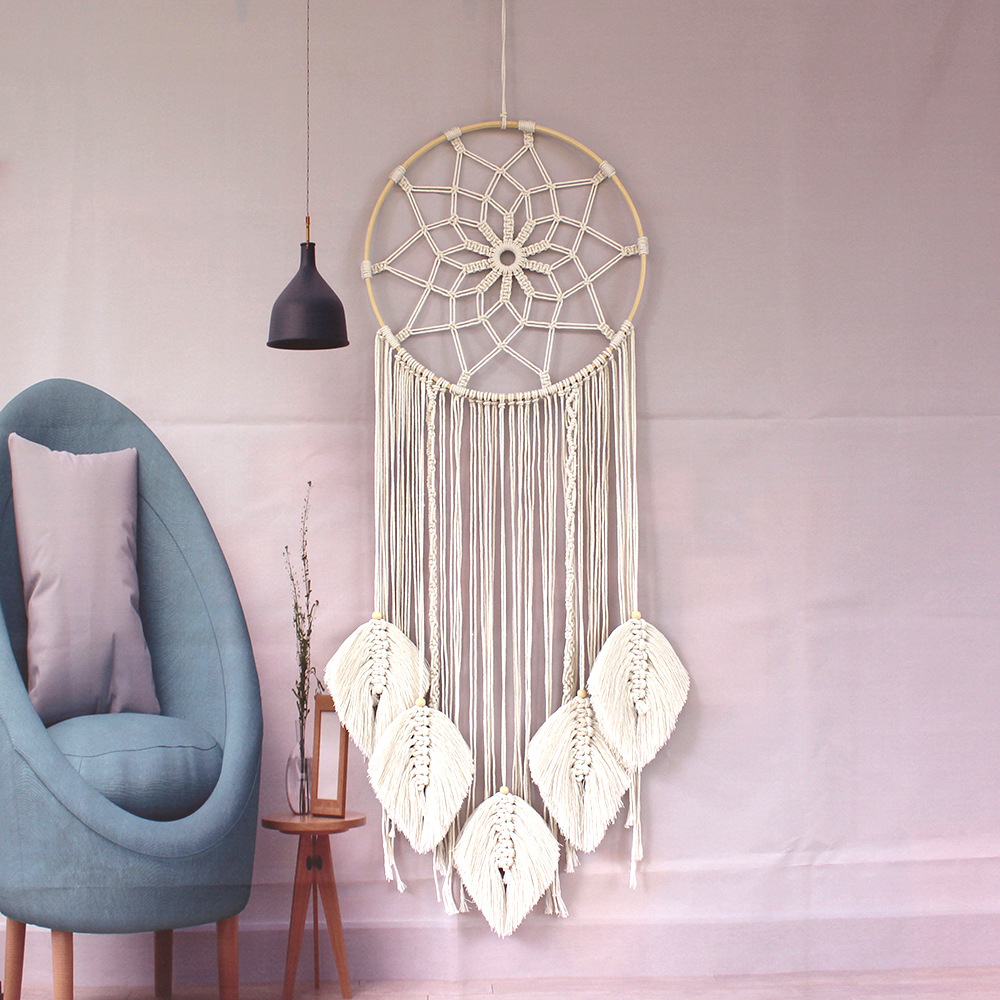 Cotton rope woven wall hanging