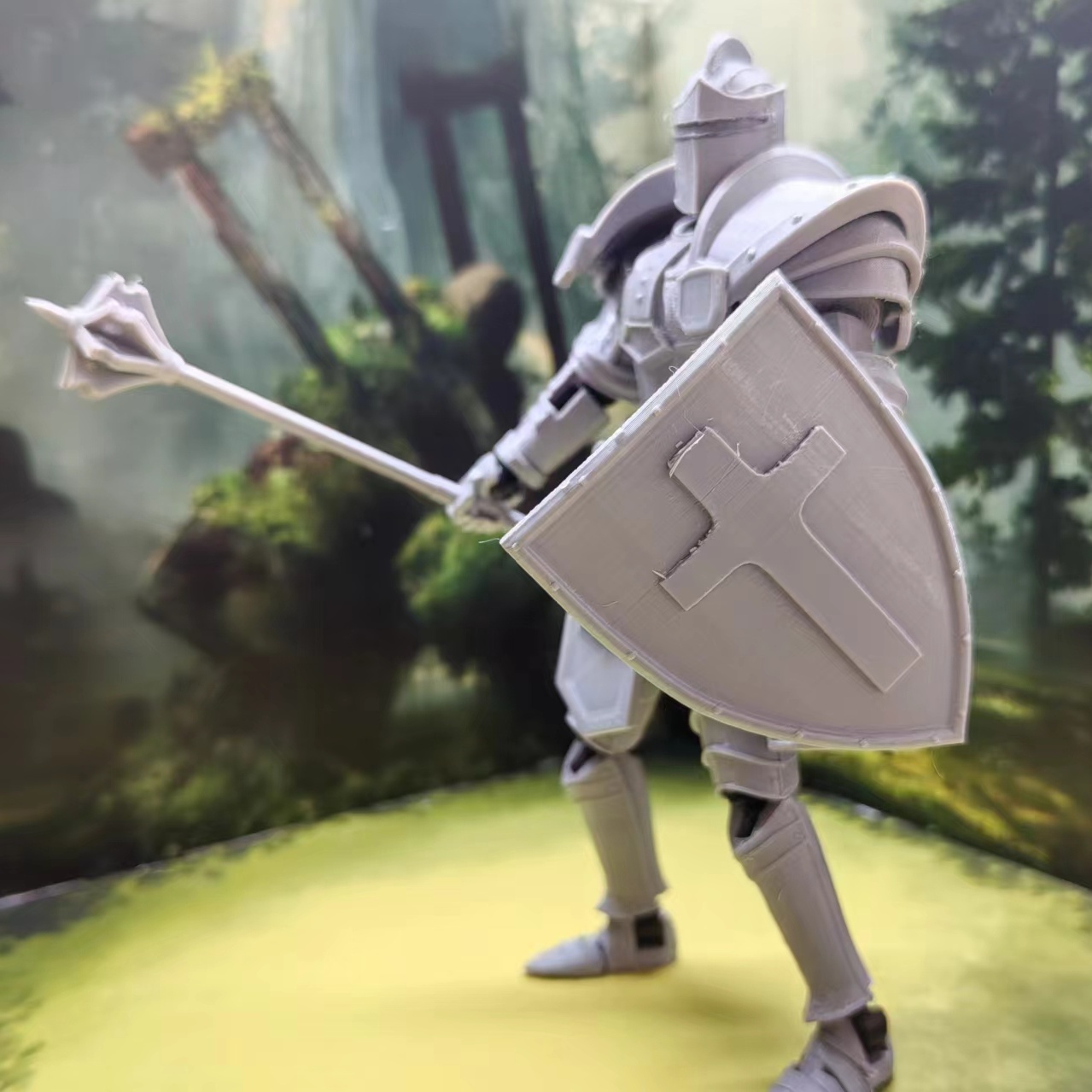 ⚔️🛡️DIY Medieval Heavy Plate Knight Strong Magnetic Removable Articulated Doll