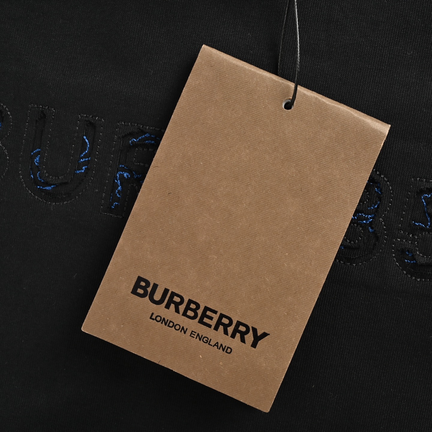 Burberry 25ss back hollow patch embroidered war horse short sleeve