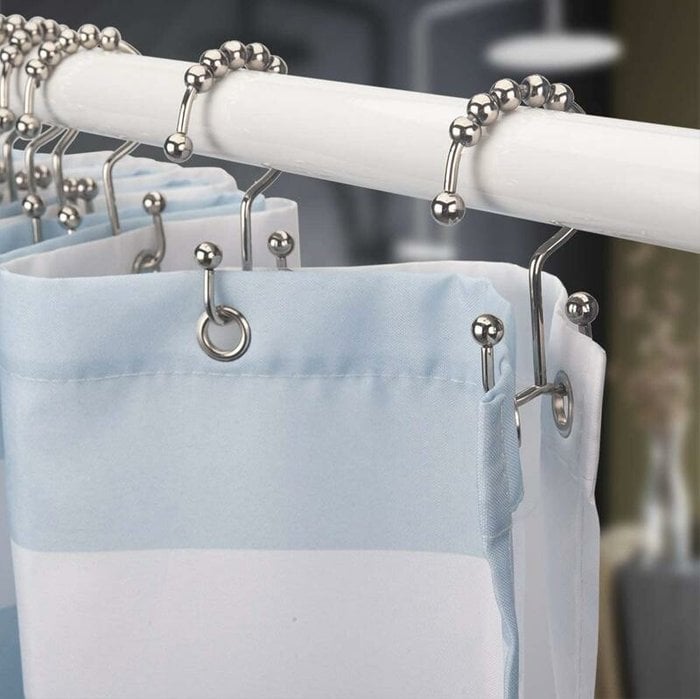 (🔥Summer Hot Sale- 49% OFF)Stainless Steel Shower Curtain Hook, 6 PCs/Set, Buy 2 Get Extra 10% OFF