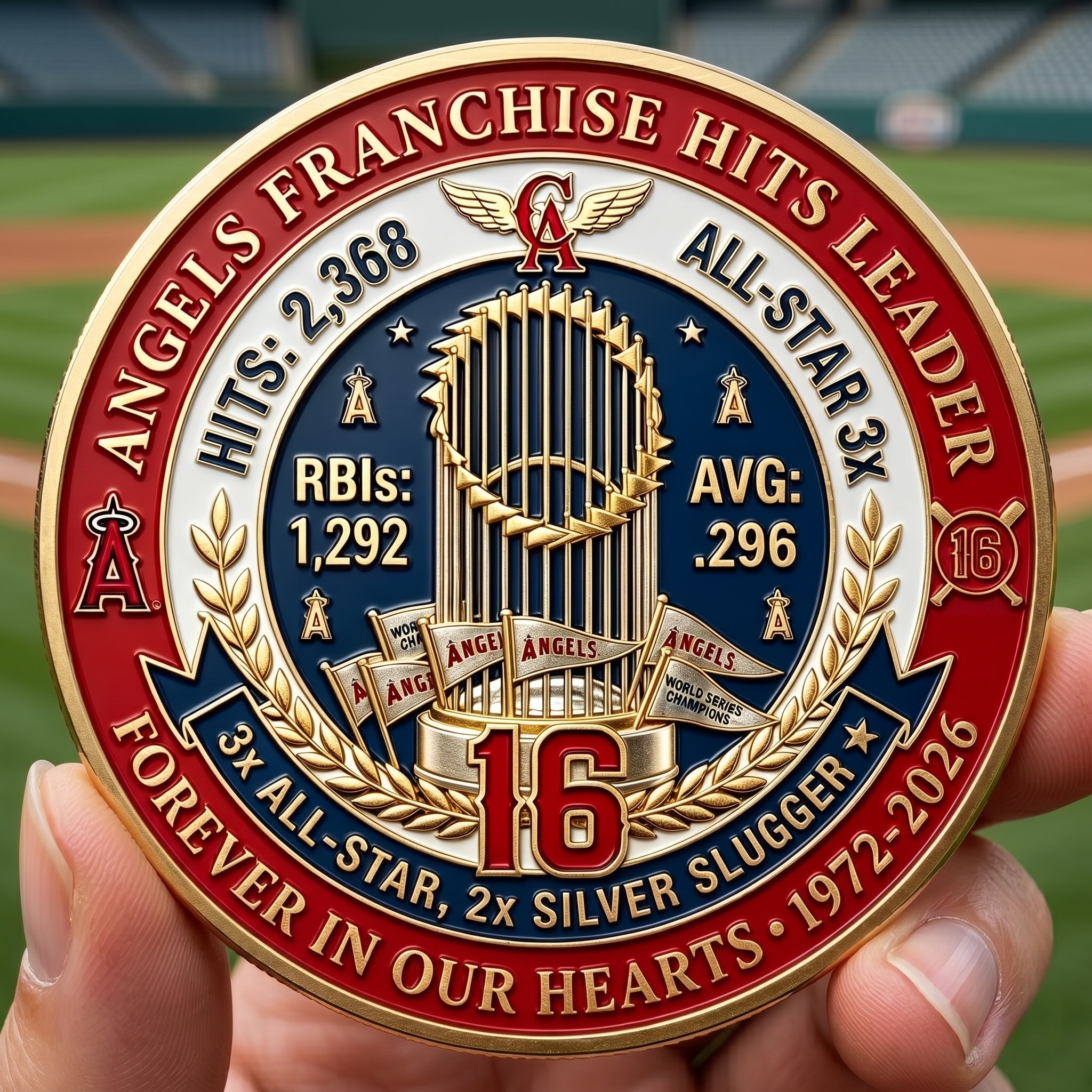 ⚾ Garret Anderson: Forever An Angel – Legends Memorial Coin 👼