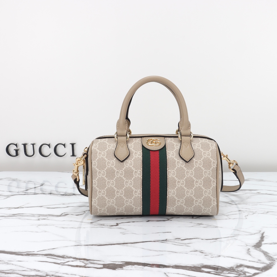 Gucci Ophidia Small Boston Bag 772053 UULAG 9682