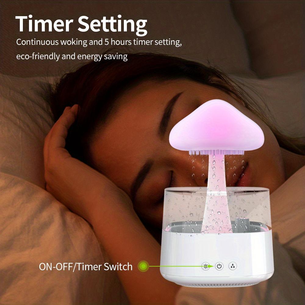 Creative Intelligent Multi-mode Multi-scene Colorful Lights Household Commercial Adjustable Rain Rain Cloud Humidifier USB Ultrasonic Atomization Colorful Night Light Cloud Raindrop Arrangement Machine (usb Interface Including Fcc, Ce, Rohs)