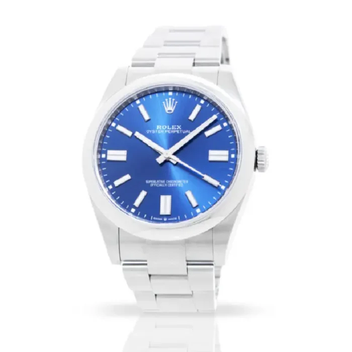 Rolex Milgauss Oyster Perpetual 124300-0001 “Blue Dial” Exact Clone 1:1
