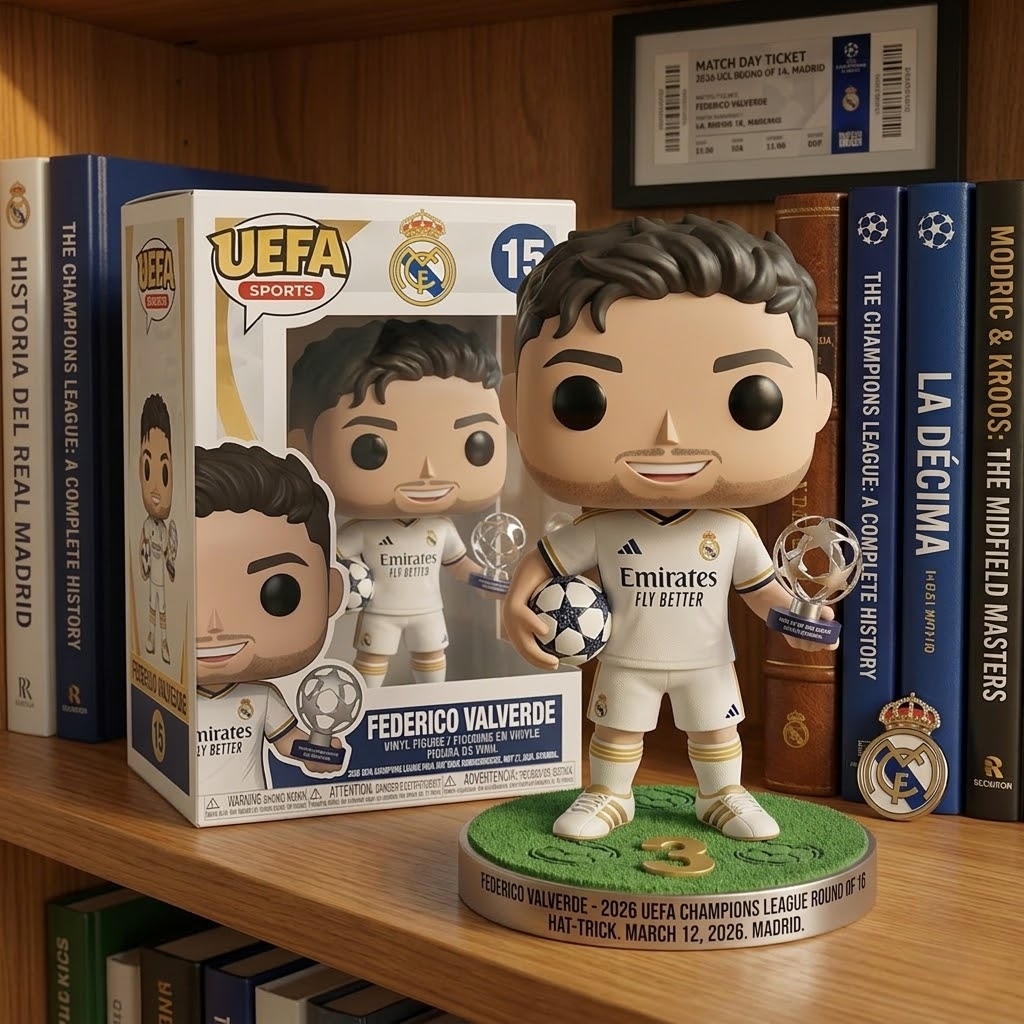 Federico Valverde – 2026 UEFA Champions League Hat-Trick Commemorative Pop! Figure
