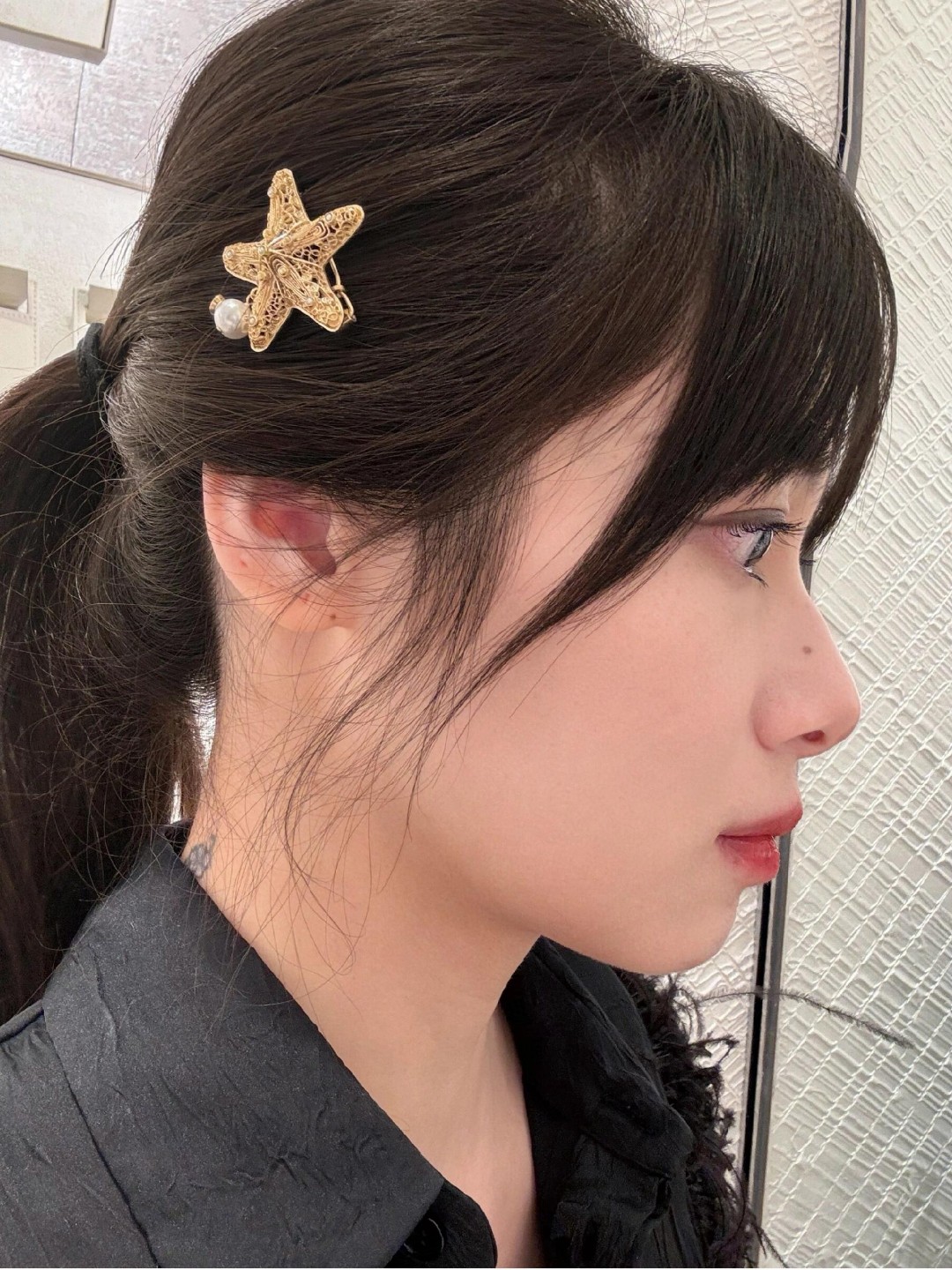 Dior Starfish CD Pearl Hairpin