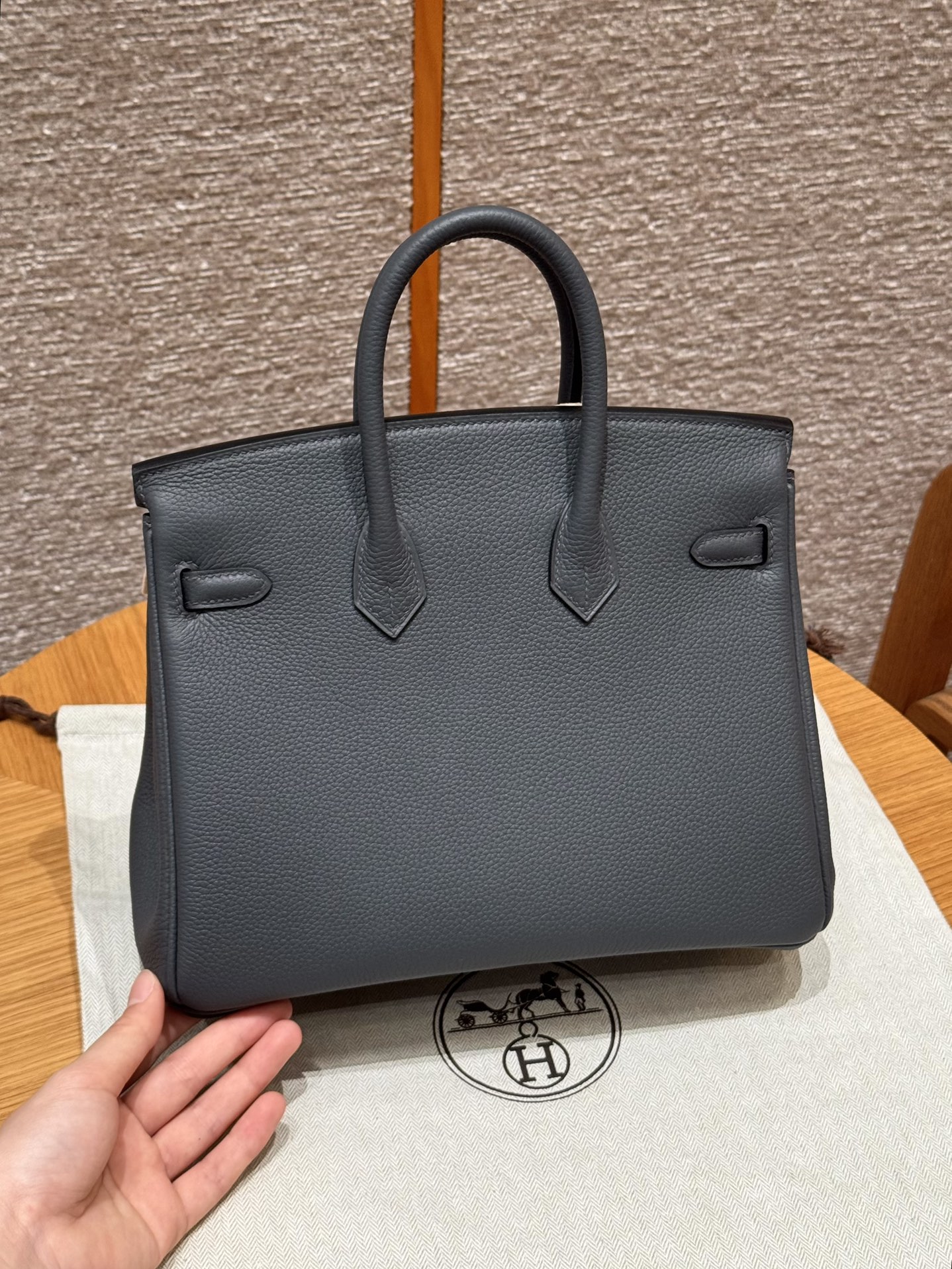 Hermès Birkin H0Girs Misty Handbag (Handmade to Order)
