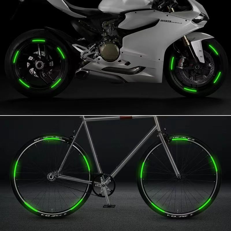 Wheel Sticker, Reflective Wheel Balancing Rim Stripe Decal Sticker