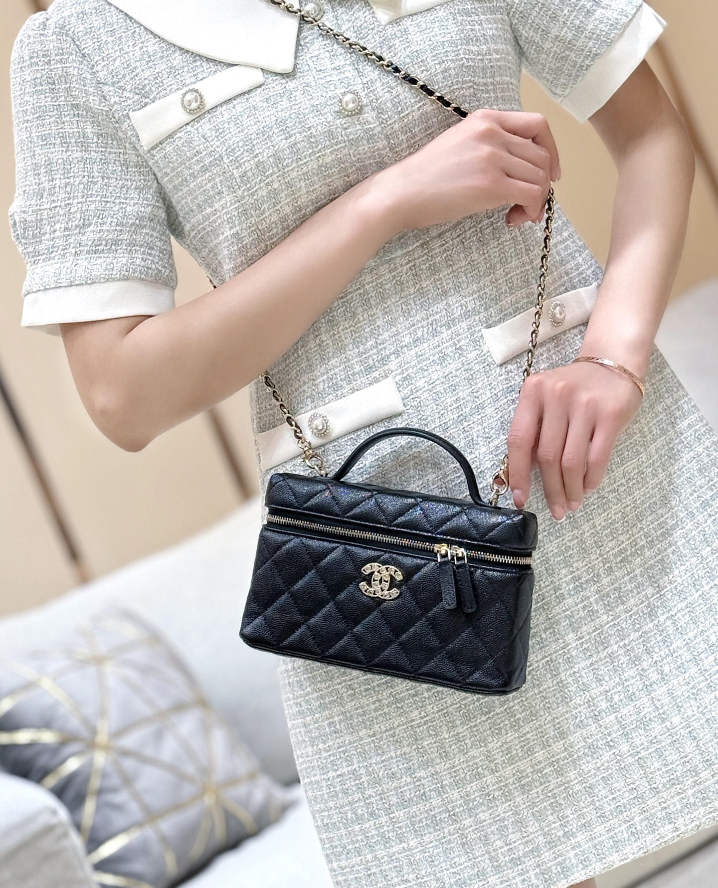 Chanel 25P Limited Edition Heart Diamond Bag AP4513 00108