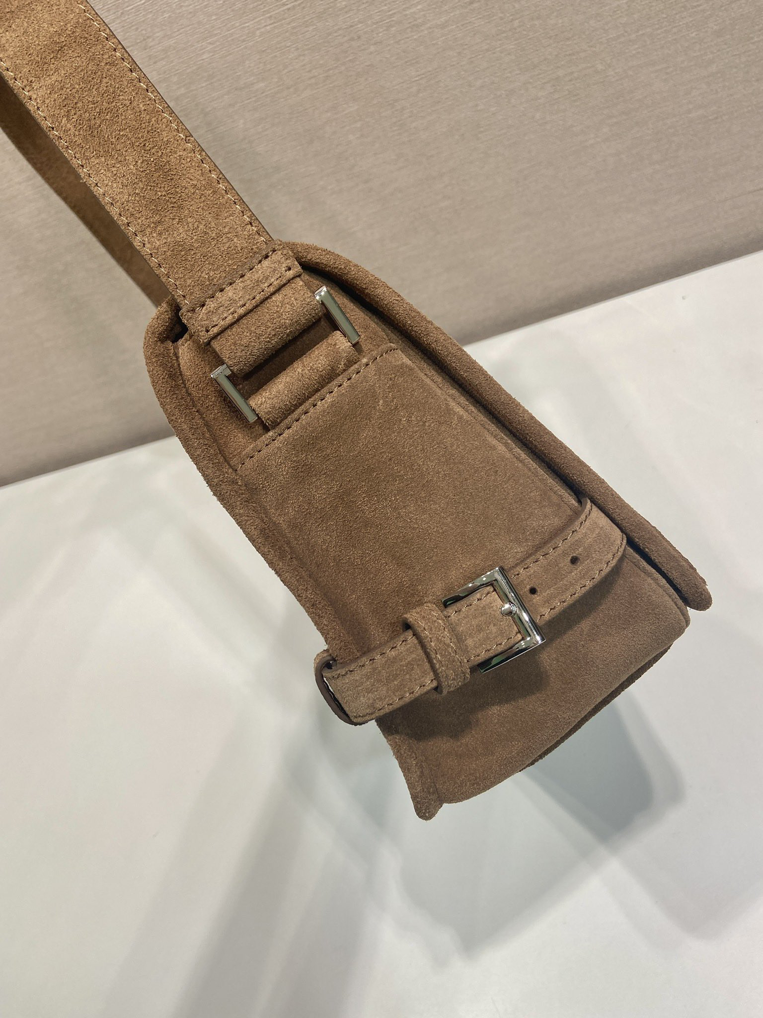 Prada New Suede Messenger Bag 2VD073