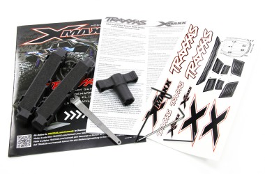 X-MAXX 4x4 new 8S version RTR complete set with 2x 4S / 5000 mAh batteries + Dual charger 2x120W