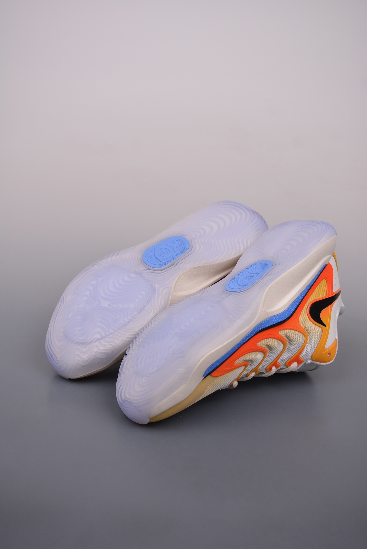 Nike Zoom KD 17 EP Blue, White and Orange FJ9487-700
