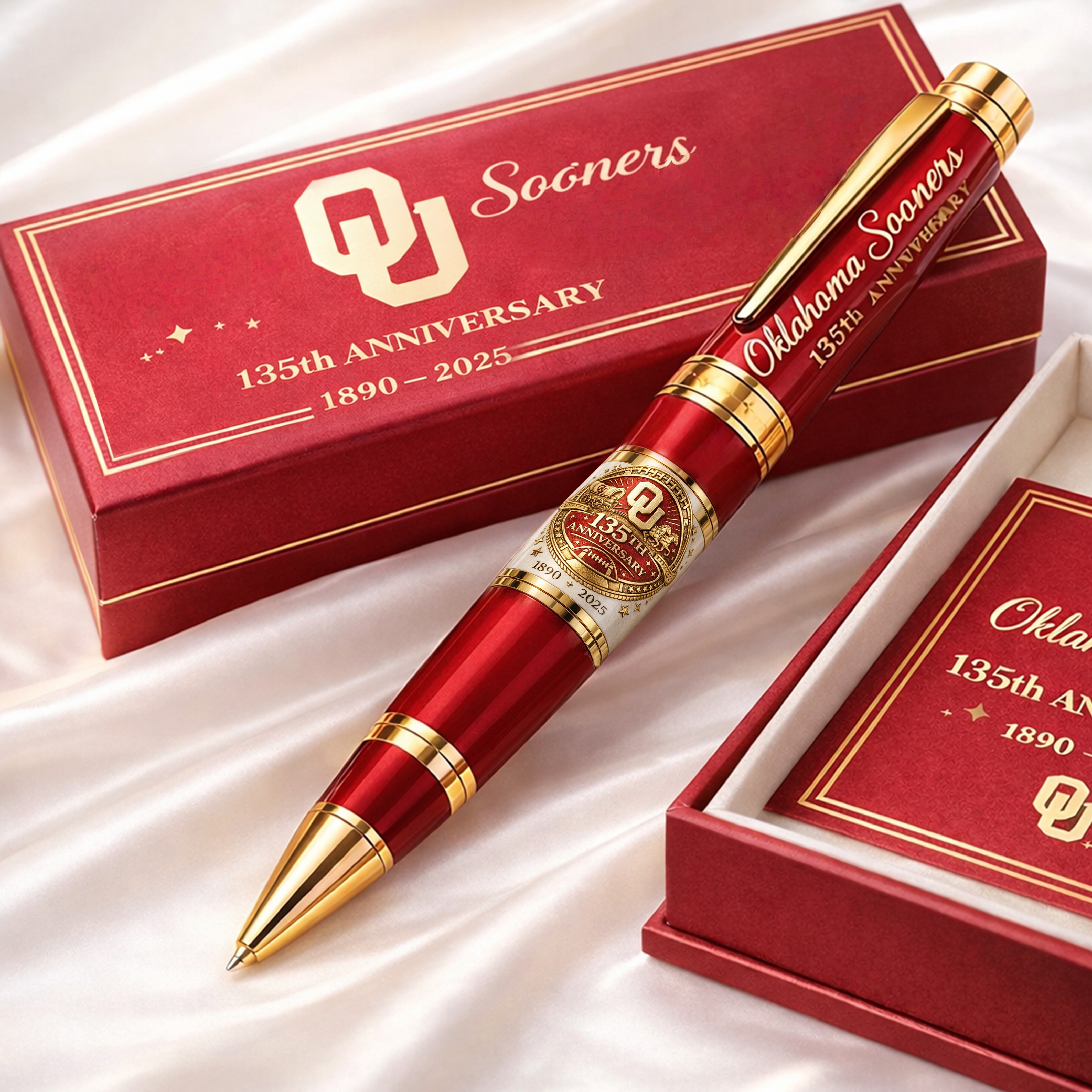Oklahoma Sooners 135th Anniversary Commemorative Pen