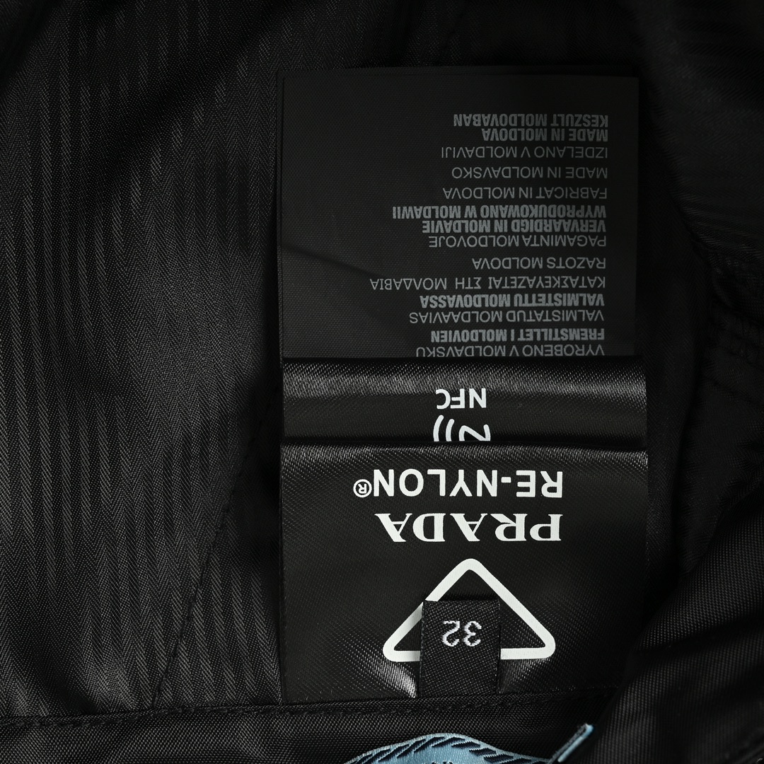 Prada 24Fw cargo pocket recycled nylon trousers