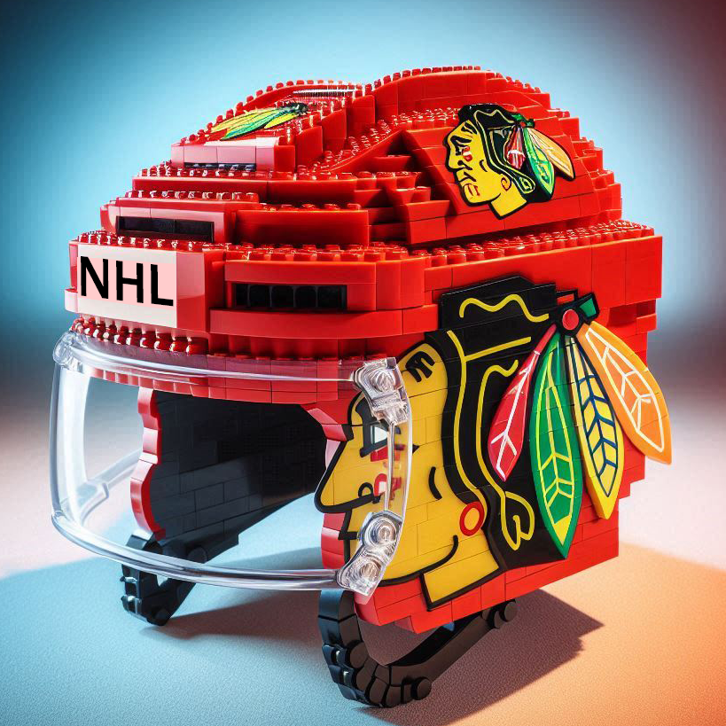 NHL LEGO Building Block Helmet