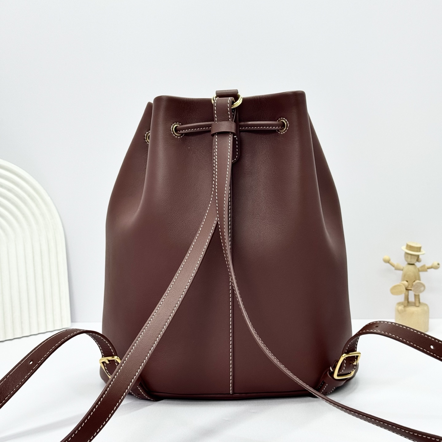 Loro Piana Extra Drawstring Backpack FAP4322