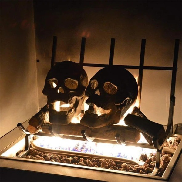 🔥(Flash Sale-55%OFF)- Terrifying Human Skull Fire Pit