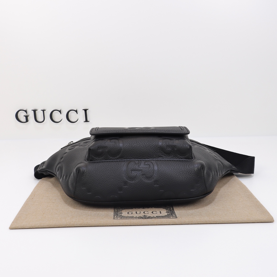 Gucci GG jumbo large belt bag 645093 AABY7 1000