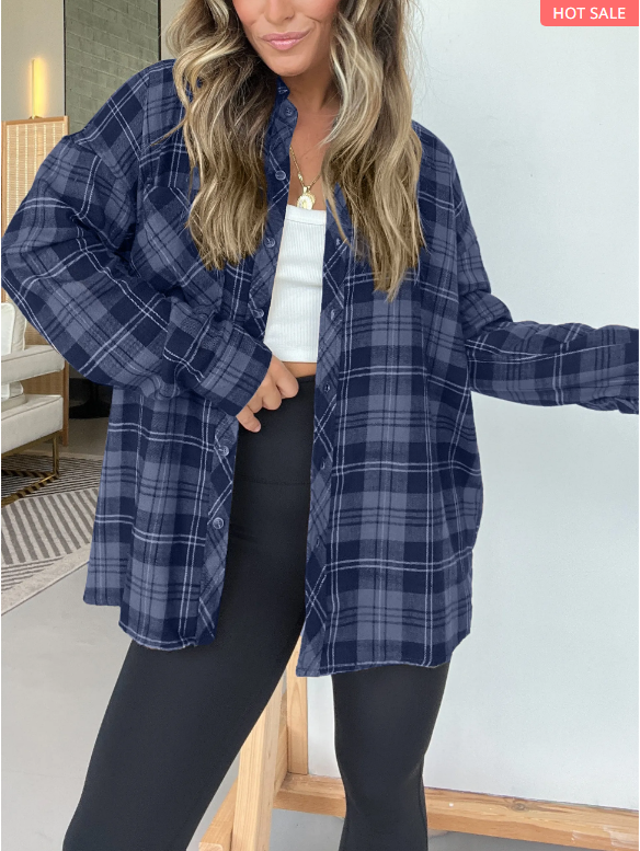 ULTRA SOFT FLANNEL PLAID SHIRT WITH POCKET (BUY 2 FREE SHIPPING)