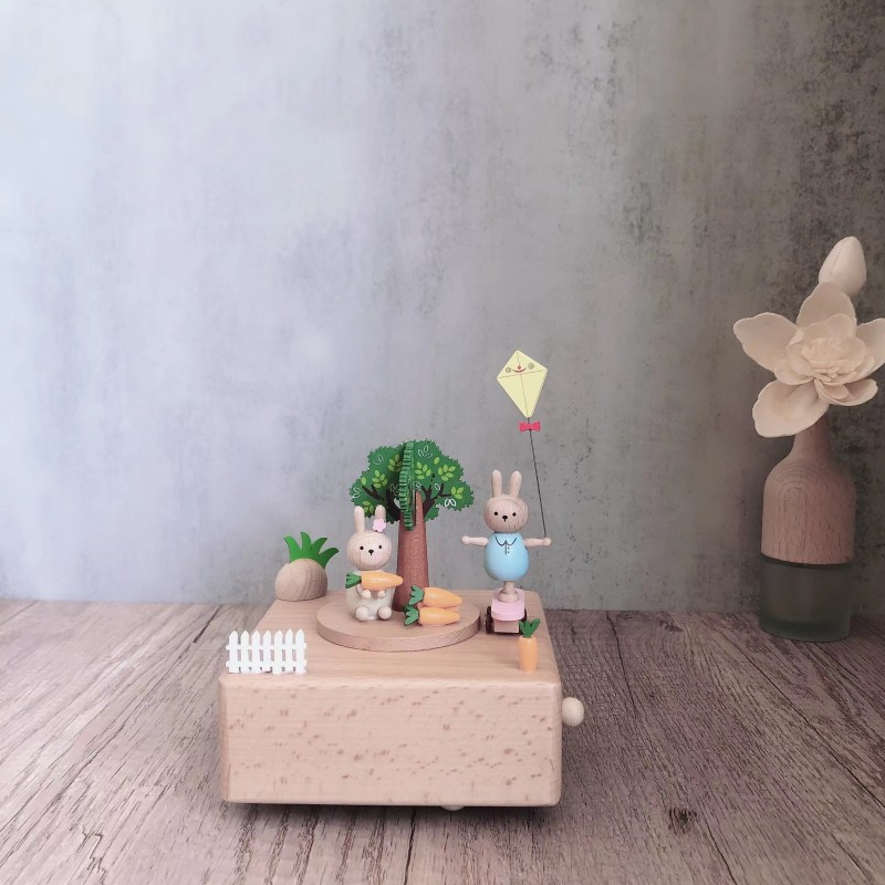 (🔥Last Day Promotion-SAVE 50% OFF)Handmade Wooden Rotating Music Boxes-BUY 2 GET 10% OFF & FREE SHIPPING