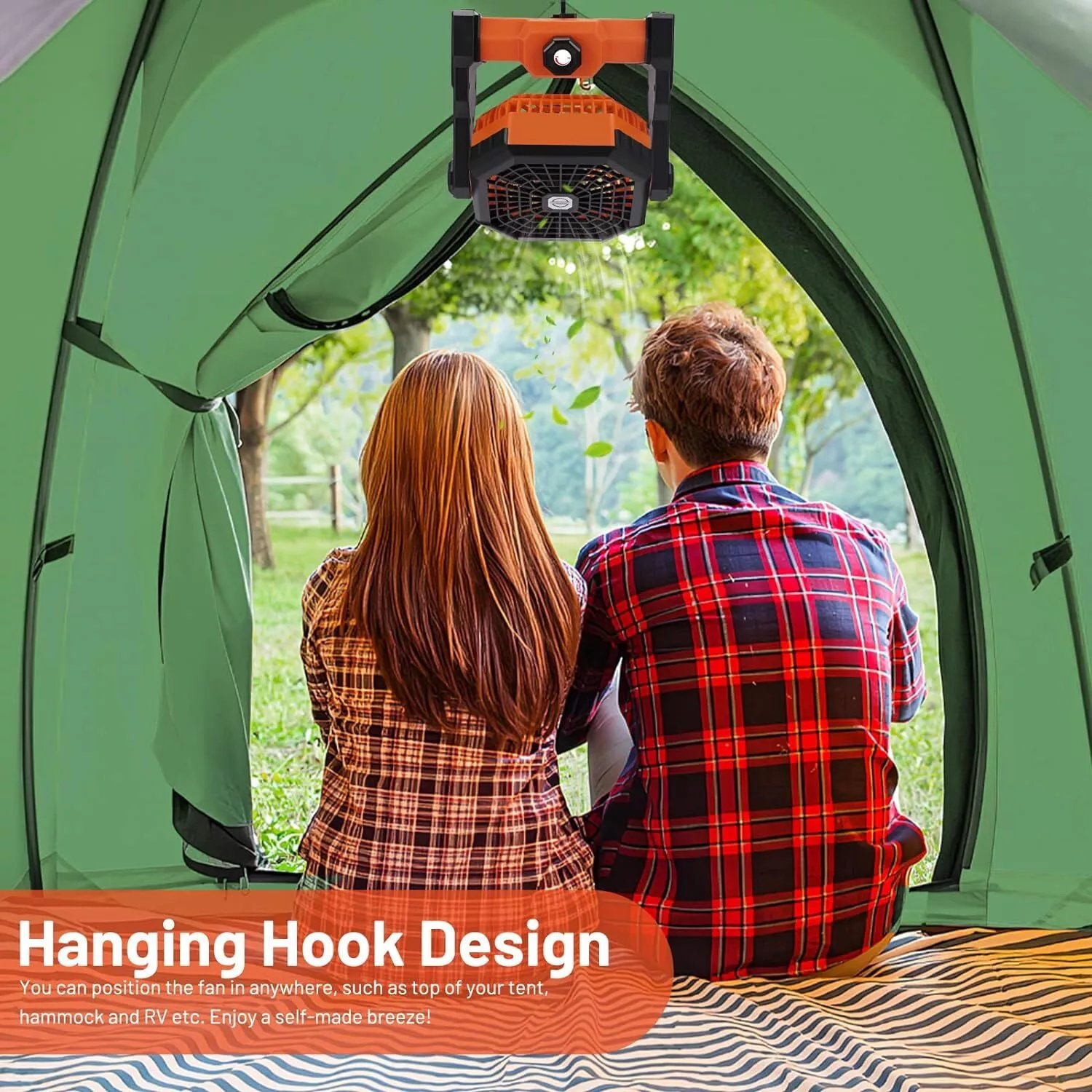 🔥Last Day Promotion-SAVE 50% OFF🔥Portable Camping Fan Rechargeable