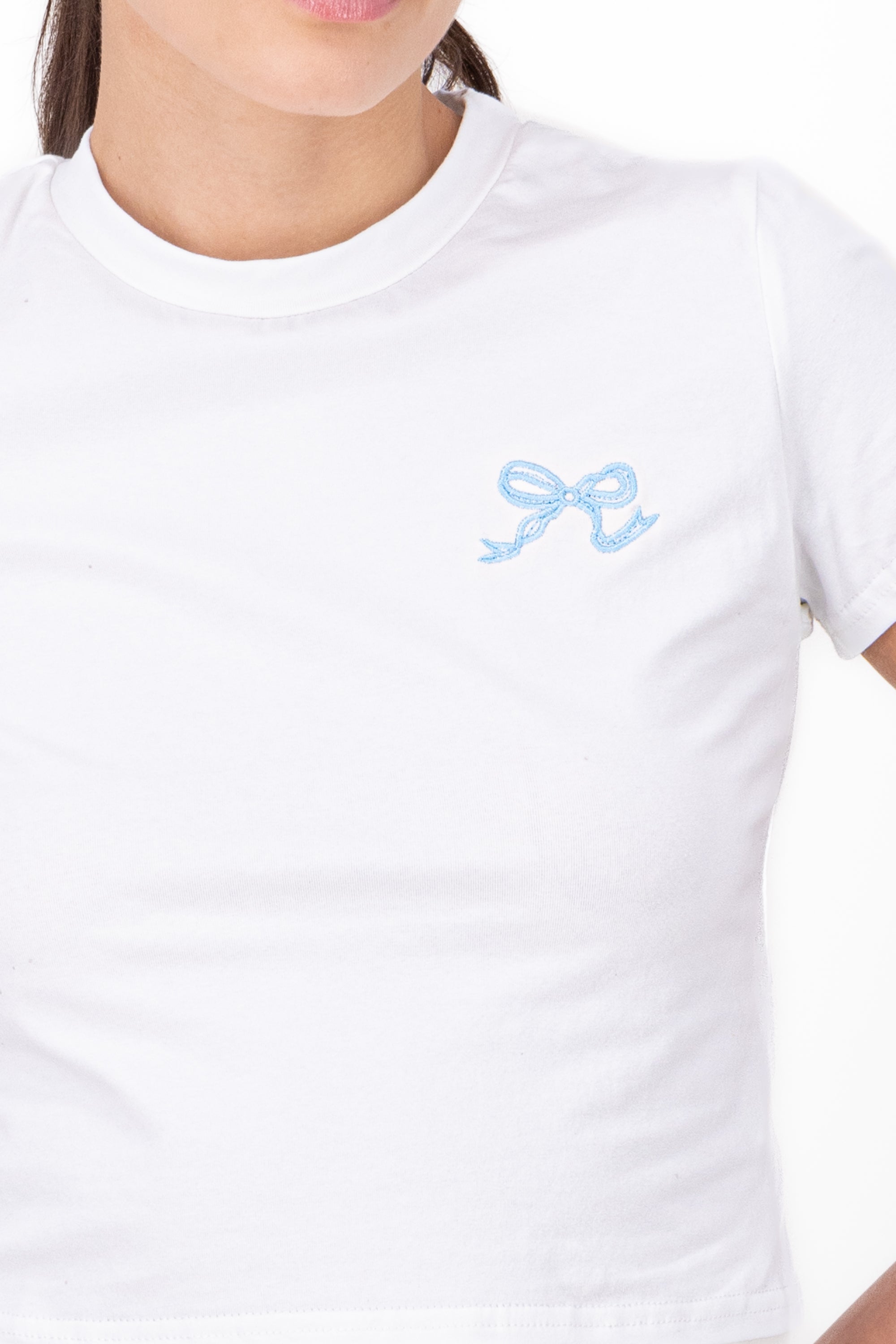 Classic TEE With Bow Detail