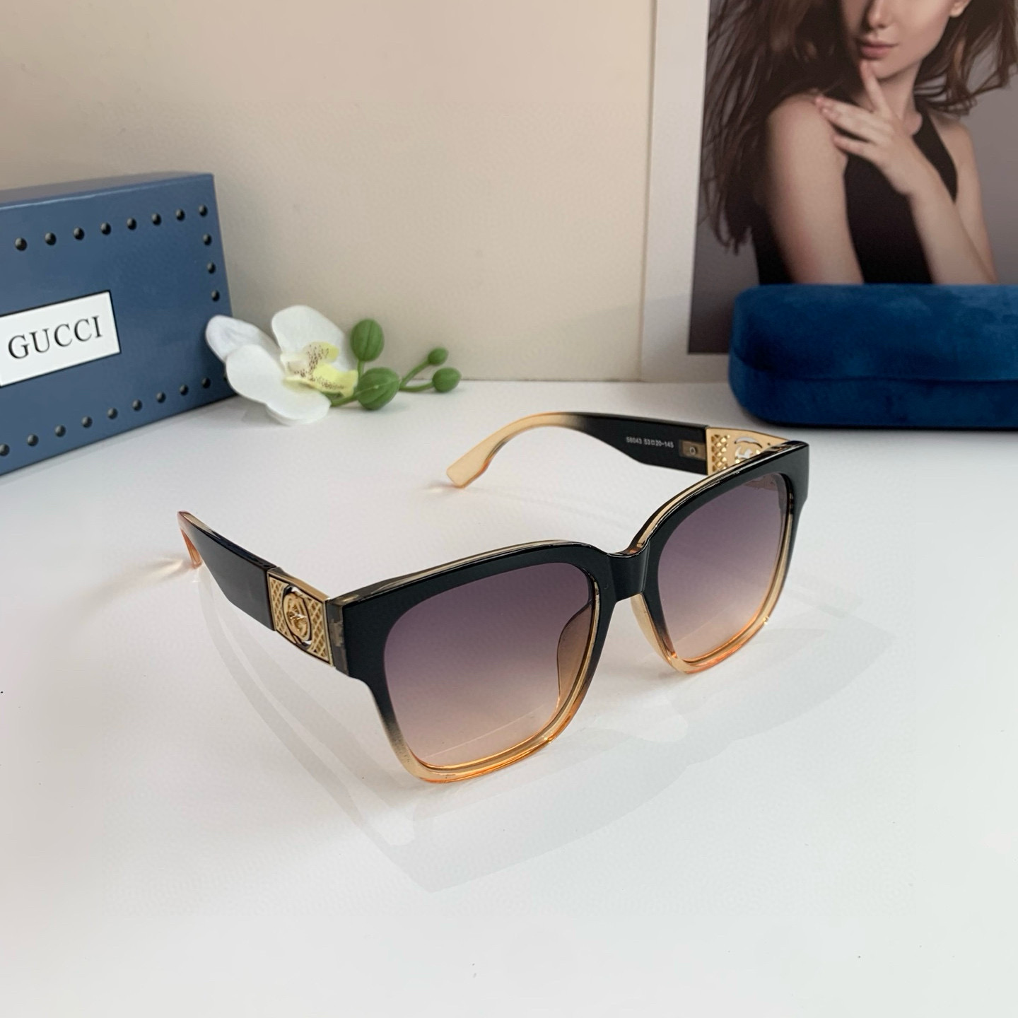 Gucci Round Frame Sunglasses
