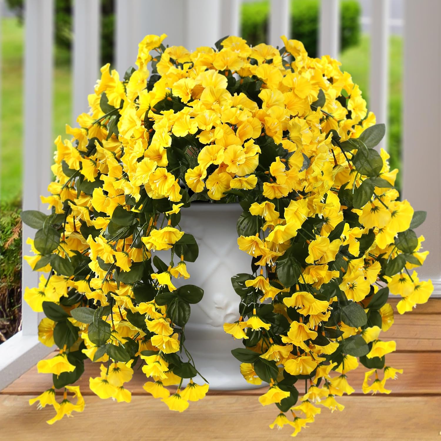 🔥ON SALE - 45% OFF🔥Artificial Faux Hanging Flowers Plants - UV resistant, Waterproof，Windproof