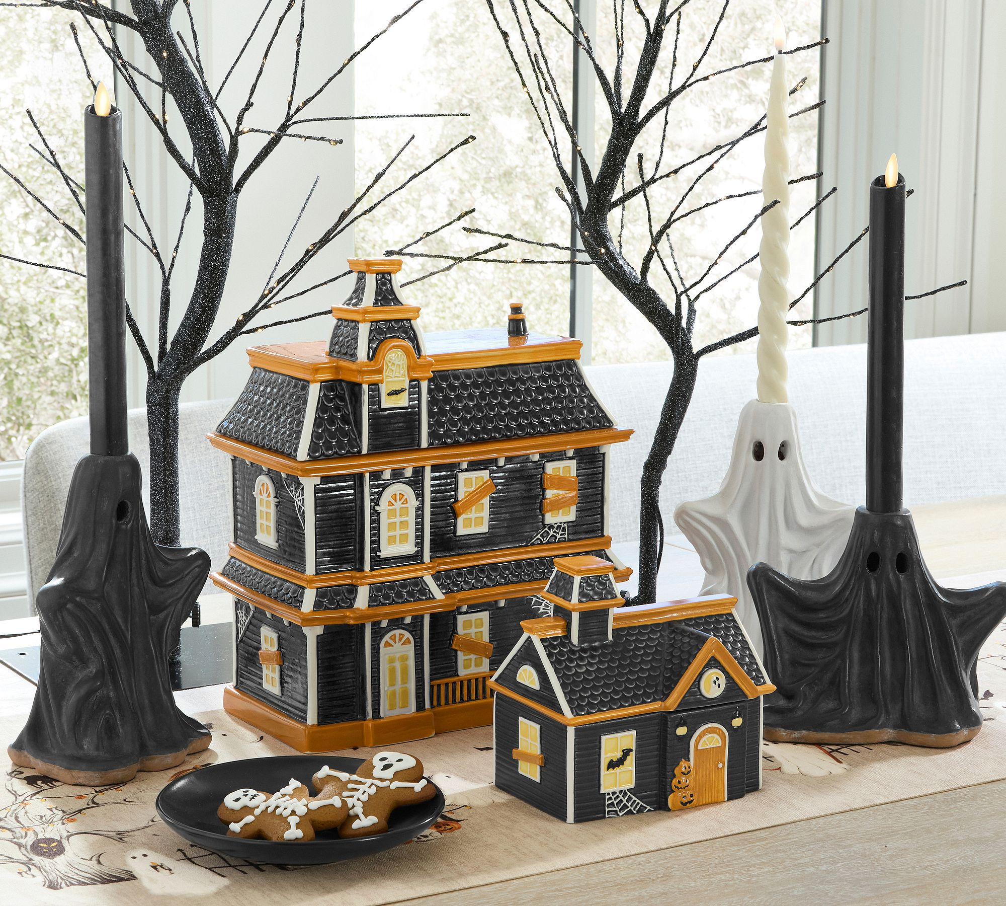 👻Scary Squad Icon Candle Holder - Ceramic Ghost Candle Holder🕯️